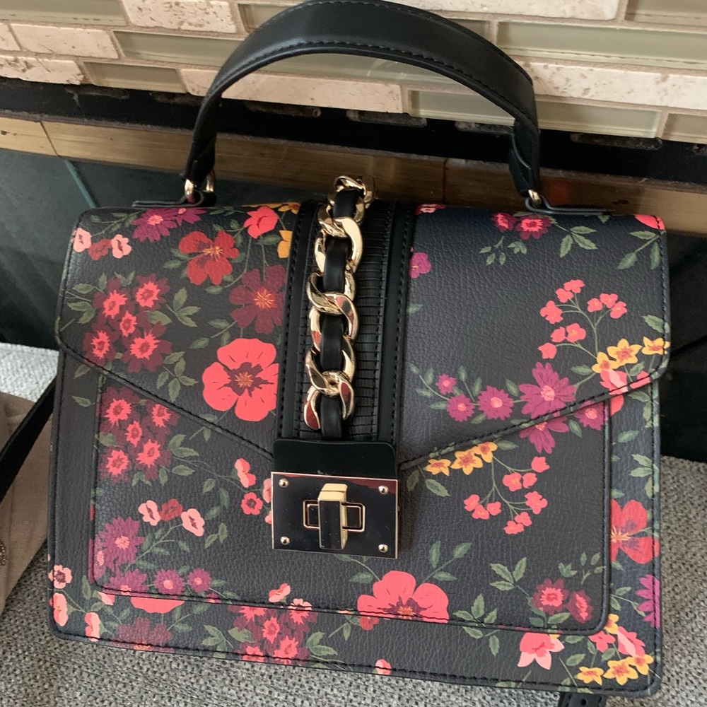 Apt.9- New floral satchel/ crossbody bag